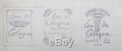 Board Original Drawings Projects Labels Eau De Cologne Perfume Geldy 1921