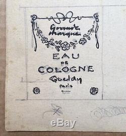 Board Original Drawings Projects Labels Eau De Cologne Perfume Geldy 1921