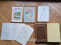 Charlemagne’s Journey to Jerusalem. Ill. MINCET + suite, drawing, lithograph, plate
