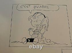 Charles Schulz 1922/2000 Original Board Drawings Peanuts 1960/70