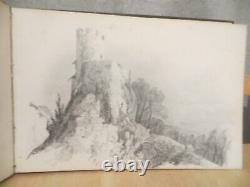 Charming Album Of 50 Original Drawing Boards Dating From 1860 Landscapes