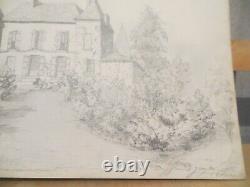 Charming Album Of 50 Original Drawing Boards Dating From 1860 Landscapes