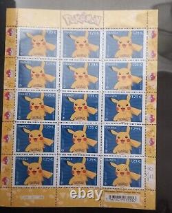 Collect Pokémon? Sheet of 15 New Stamps? Out of Stock Philaposte Stamp