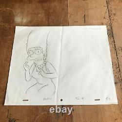 Contemporary Drawing N52 Original Plank The Simpson Margin Simpson