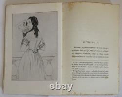 Correspondence of George Sand and Alfred de Musset, 1904, decorated plates, drawings