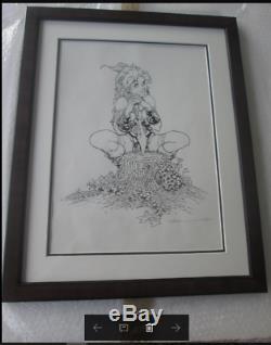 Crisse Atalante Original Signed Drawing