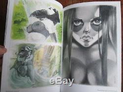 Cucca Original Drawing By Pandamonia Pastels On Craft Paper Signed 2012