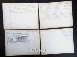DRAWINGS 18 PLATES OF LOUIS XIV FURNITURE BY THE SAME ARTIST EARLY 19th CENTURY D 247