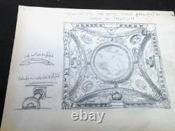 DRAWINGS 18 PLATES OF LOUIS XIV FURNITURE BY THE SAME ARTIST EARLY 19th CENTURY D 247