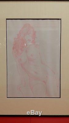 De Vincentiis Original Drawing 42x30 Sarah D Ultra Rare