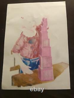 Dessin Original Dedicace Planche Bd Little Girl By Flayan Martine Style