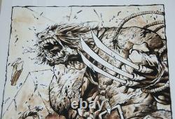 Drawing Board Original Wolverine By Joe Madureira Artist Juapi Coffee Artist