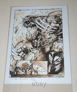 Drawing Board Original Wolverine By Joe Madureira Artist Juapi Coffee Artist