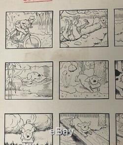 Drawing Original Board Ink Torch Adventures Benjamin Rabier (1864-1939)