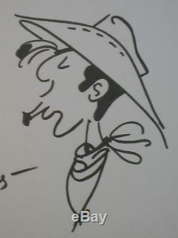 Drawing Original / Lucky Luke Sign Morris / Rare / Tres Bon Etat