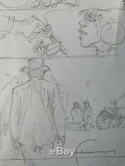 Drawing Original Sketch Of Plate # 7 Signed By Duke Volume 1 2016 Hermann