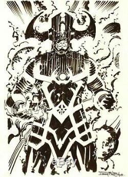 Drawing Preliminary Galactus By Barry Kitson, Plank Original -marvel Comics