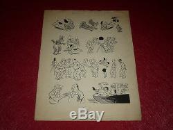 Drawing Press Bd Marcel Thierry Box Original Ink Jdv Dog Love Brin