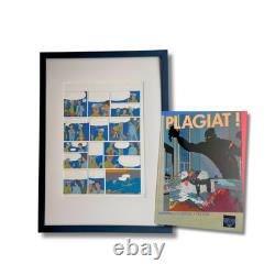 Drawing for page no. 43 of the comic book Plagiat! by Alain Goffin