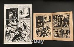 Drawing -original Board -oss 117 Hara Kiri -bd Review Comics Pocket Aredit 1969