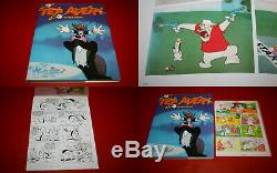 Droopy An Original 8 Original Drawings Board + Book Tex Avery A View