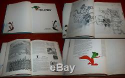 Droopy An Original 8 Original Drawings Board + Book Tex Avery A View