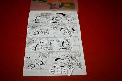 Droopy An Original 8 Original Drawings Board + Book Tex Avery A View