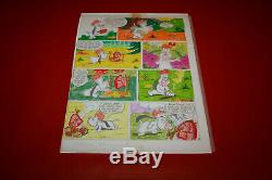 Droopy An Original 8 Original Drawings Board + Book Tex Avery A View