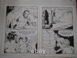 Elvifrance 2 original comic book pages by Dino Leonetti on Maghella