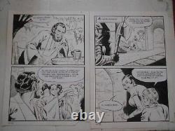 Elvifrance 2 original comic book pages by Dino Leonetti on Maghella