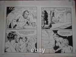 Elvifrance 2 original pages of Dino Leonetti comics for Maghella