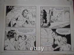 Elvifrance 2 original pages of Dino Leonetti comics for Maghella