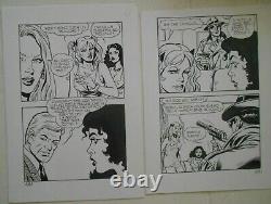 Elvifrance 4 original comics plates 2 Jungla & 2 Pornostar Romanini