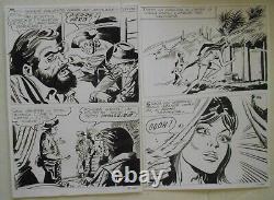 Elvifrance 4 original comics plates 2 Jungla & 2 Pornostar Romanini