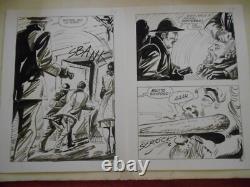 Elvifrance 8 original pages Birago Balzano Witchcraft 1985 hanging