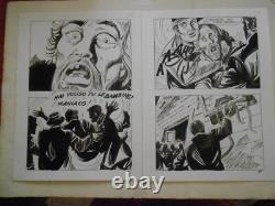 Elvifrance 8 original pages Birago Balzano Witchcraft 1985 hanging