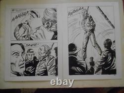 Elvifrance 8 original pages Birago Balzano Witchcraft 1985 hanging