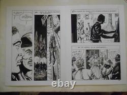 Elvifrance 8 original pages Birago Balzano Witchcraft 1985 hanging