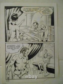 Elvifrance original comic page by Dino Leonetti from Maghella