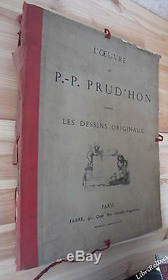 Eo Prudhon Artwork From The Original Drawings 48 Rare Plates Ed. Fabré