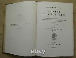 Epitaphier Du Vie Paris En 3 Volumes Complete 1890 Emile Raunié Drawing Boards