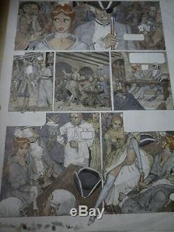 Erich Von Gotha Janice Original Comic Drawing Board Published Erotic Rare