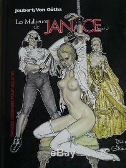 Erich Von Gotha Janice Original Comic Drawing Board Published Erotic Rare