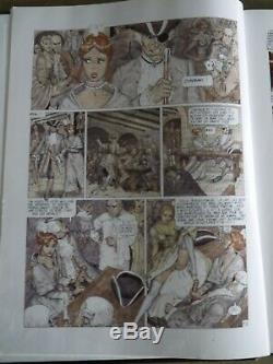 Erich Von Gotha Janice Original Comic Drawing Board Published Erotic Rare