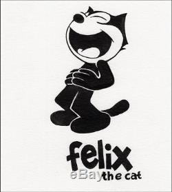 Felix The Cat Laughing Original Drawing Chinese Ink Cover Catalog USA