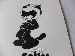 Felix The Cat Laughing Original Drawing Chinese Ink Cover Catalog USA