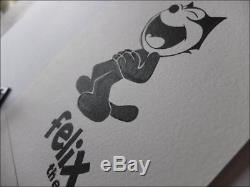 Felix The Cat Laughing Original Drawing Chinese Ink Cover Catalog USA