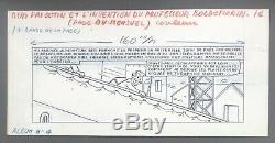 Forton Louis Planche Original Drawing Bibi Fricotin Album Comics