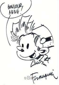 Franquin Dédicace Drawing Spirou