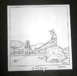 Geof Darrow Monsieur Mouche Beautiful Illustration On Layer (moebius) Signed